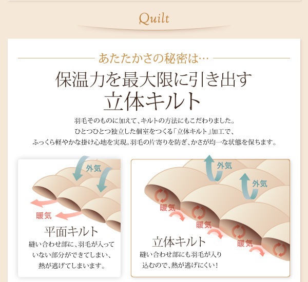 9色から選べる！羽毛布団シリーズ ダックタイプ [掛け布団単品] キング さくら