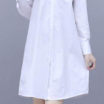 新作 ワンピースドレスシャツワンピース ツーピース 魅せる ワンピース シャツ ホワイト 白 ミディアム丈 袖あり 長袖 新作 ワンピースドレスシャツワンピース ツーピース 魅せる ワンピース シャツ ホワイト 白 ミディアム丈 袖あり 長袖