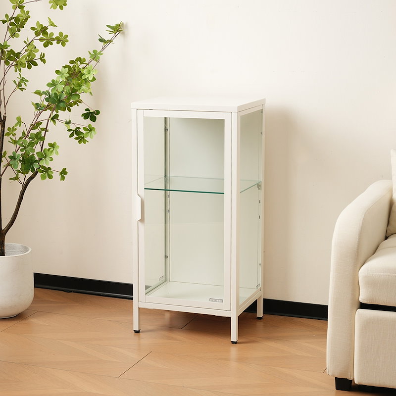 【国内即日発送】コレクションケース コレクションシェルフ ガラスディスプレイキャビネット おしゃれ 棚高さ調節可能 強化ガラス サイズ:幅40*奥行35*高さ86CM ホワイト 【国内即日発送】コレクションケース コレクションシェルフ ガラスディスプレイキャビネット おしゃれ 棚高さ調節可能 強化ガラス サイズ:幅40*奥行35*高さ86CM ホワイト