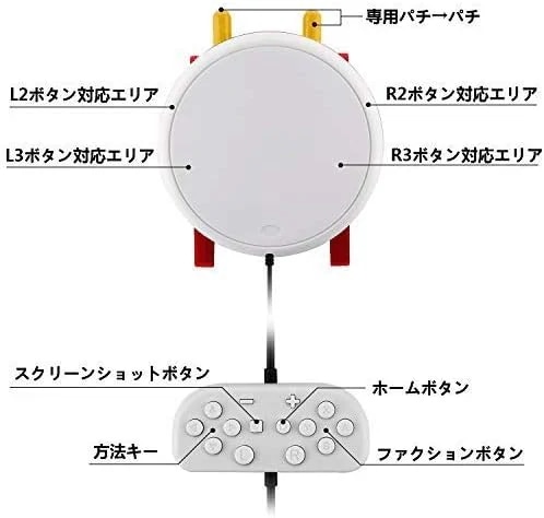 Switch太鼓の達人に対応二代目新品 Nintendo 高感度 連動太鼓とバチセット 太鼓の達人専用コントローラー 対応 Switch Switch太鼓の達人に対応二代目新品 Nintendo 高感度 連動太鼓とバチセット 太鼓の達人専用コントローラー 対応 Switch