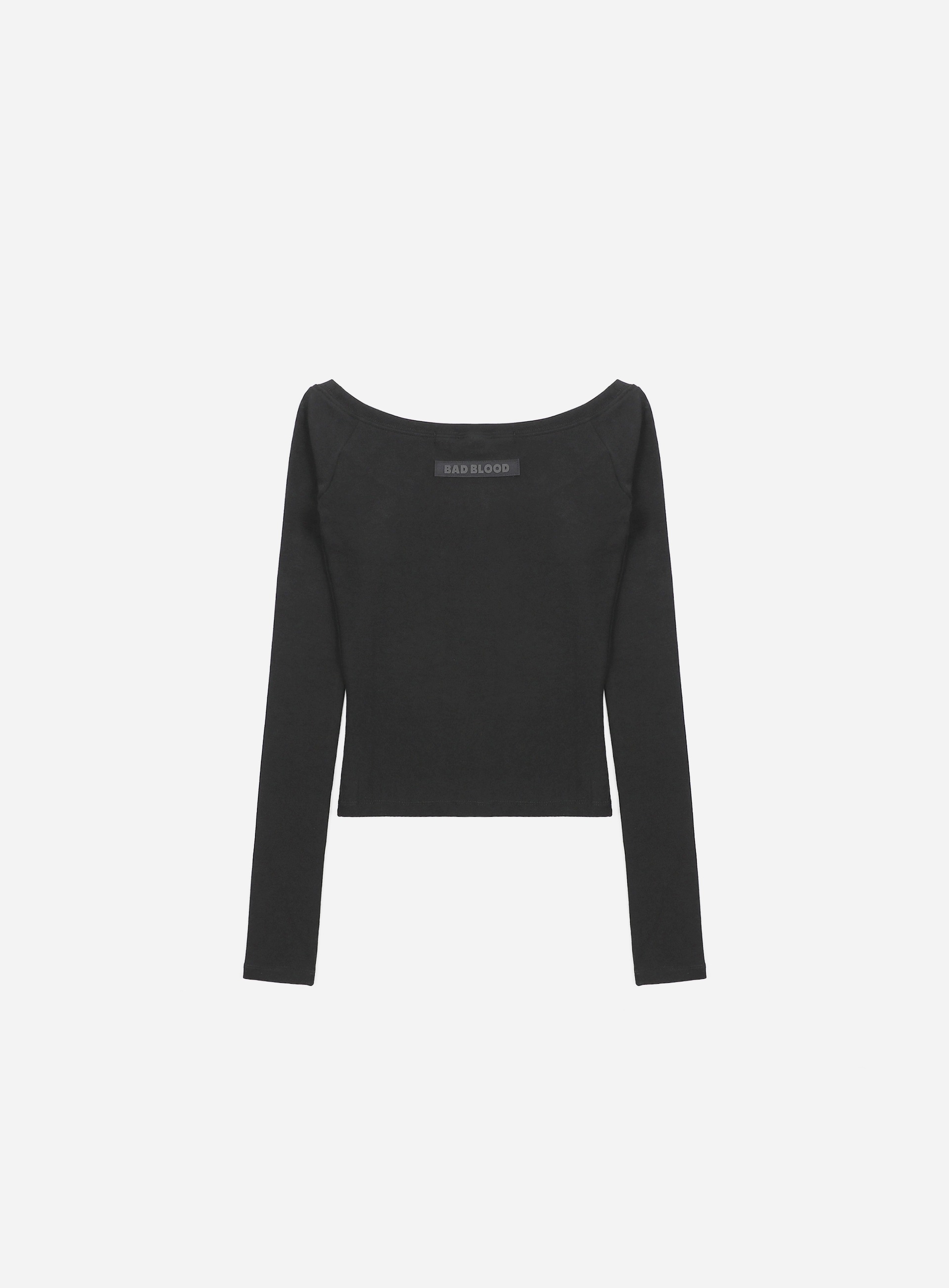 ビヨンド ソフト オフショルダー トップ - ブラック ビヨンド ソフト オフショルダー トップ - ブラック