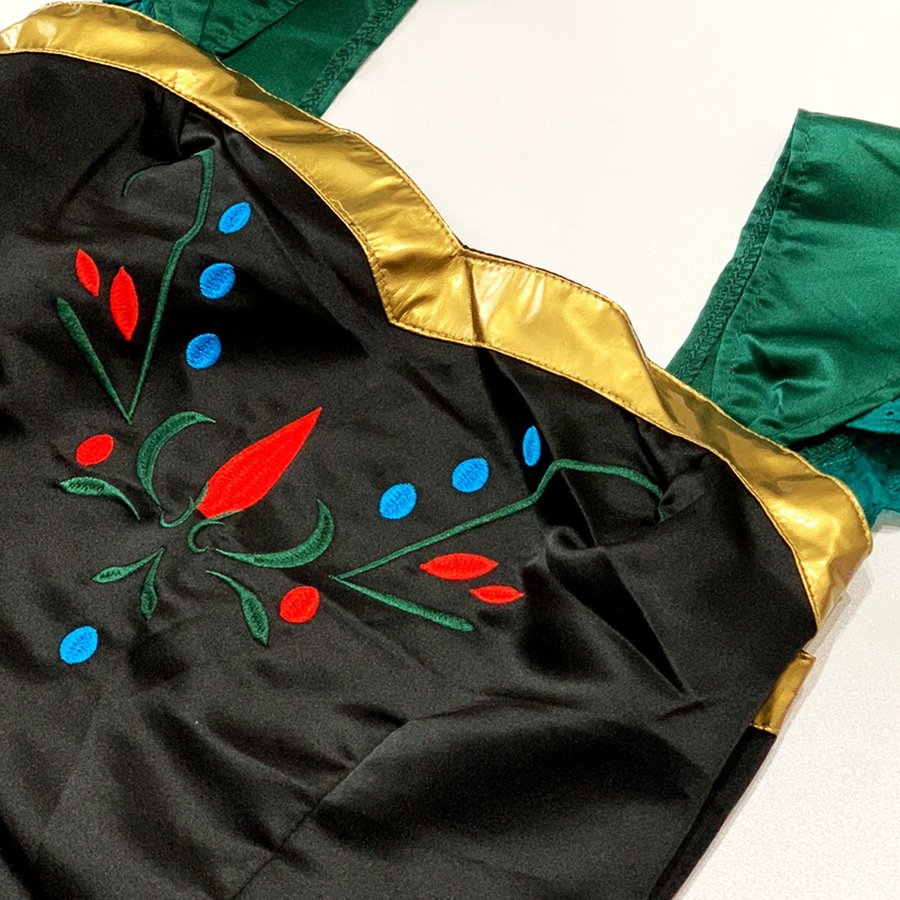 アナ 戴冠式 ドレス 雪の女王 コスプレ ハロウィン 衣装 プリンセス コスチューム クリスマス 仮装 パニエ付き