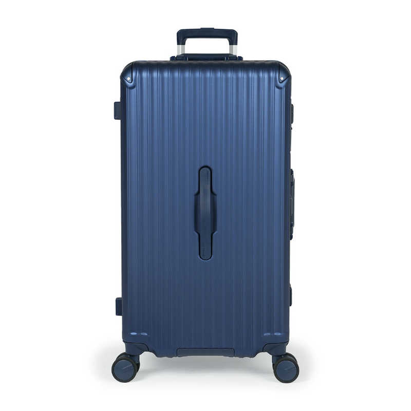 A.L.I　スーツケース フレームタイプ 宿泊目安：7～9日間 098L 大容量縦長タイプ 前輪ストッパー TSAロック搭載 マットネイビー　GM-056-28