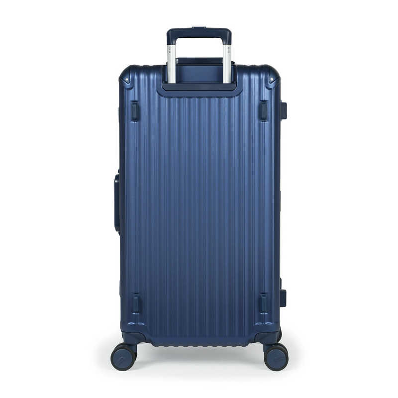 A.L.I　スーツケース フレームタイプ 宿泊目安：7～9日間 098L 大容量縦長タイプ 前輪ストッパー TSAロック搭載 マットネイビー　GM-056-28