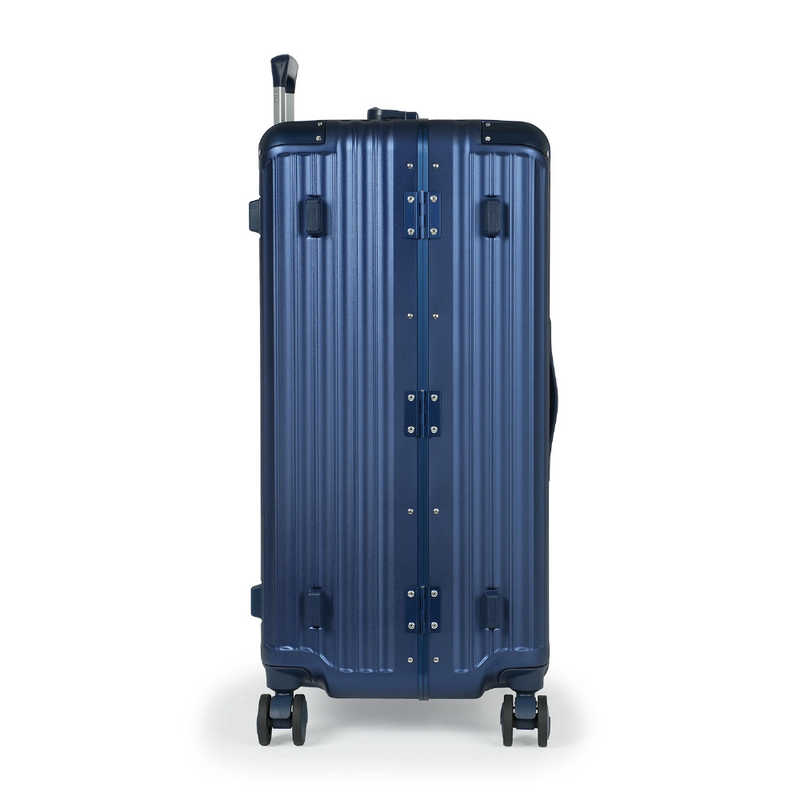 A.L.I　スーツケース フレームタイプ 宿泊目安：7～9日間 098L 大容量縦長タイプ 前輪ストッパー TSAロック搭載 マットネイビー　GM-056-28