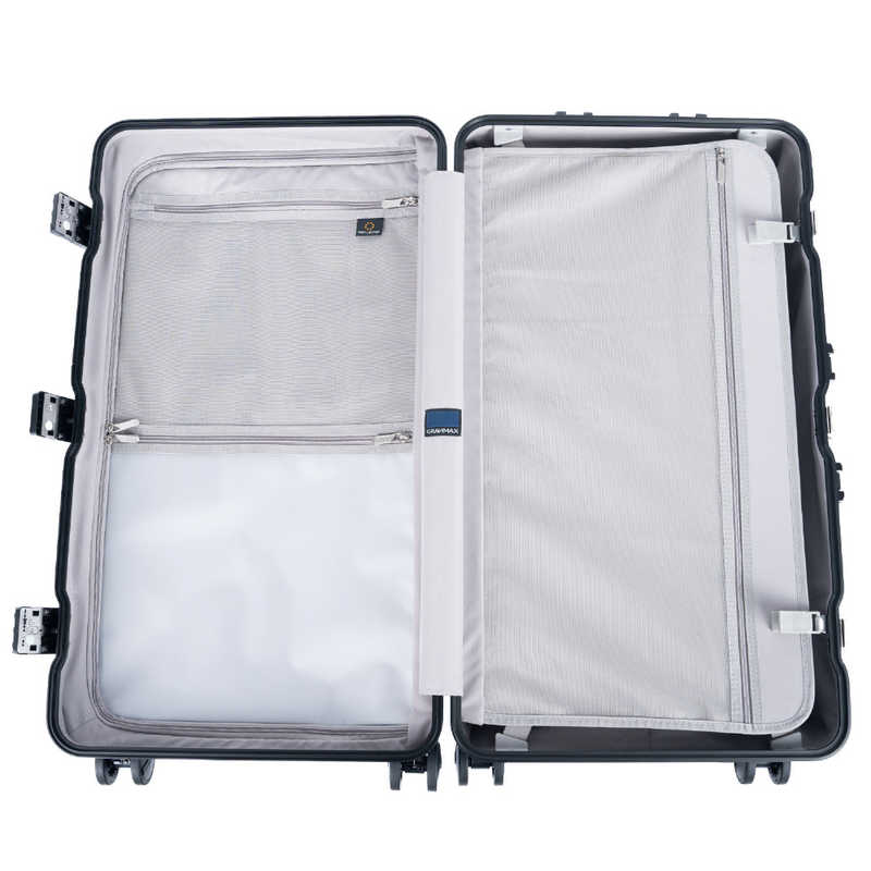 A.L.I　スーツケース フレームタイプ 宿泊目安：7～9日間 098L 大容量縦長タイプ 前輪ストッパー TSAロック搭載 マットネイビー　GM-056-28