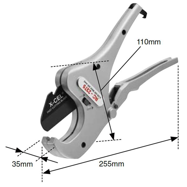RIDGID(リジッド) 30088 RC-2375 ラチェット付 チューブ カッター RIDGID(リジッド) 30088 RC-2375 ラチェット付 チューブ カッター
