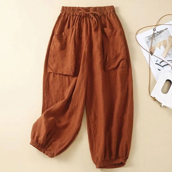 かぐれ コクーン パンツ リネン コットン サルエル 楽天市場