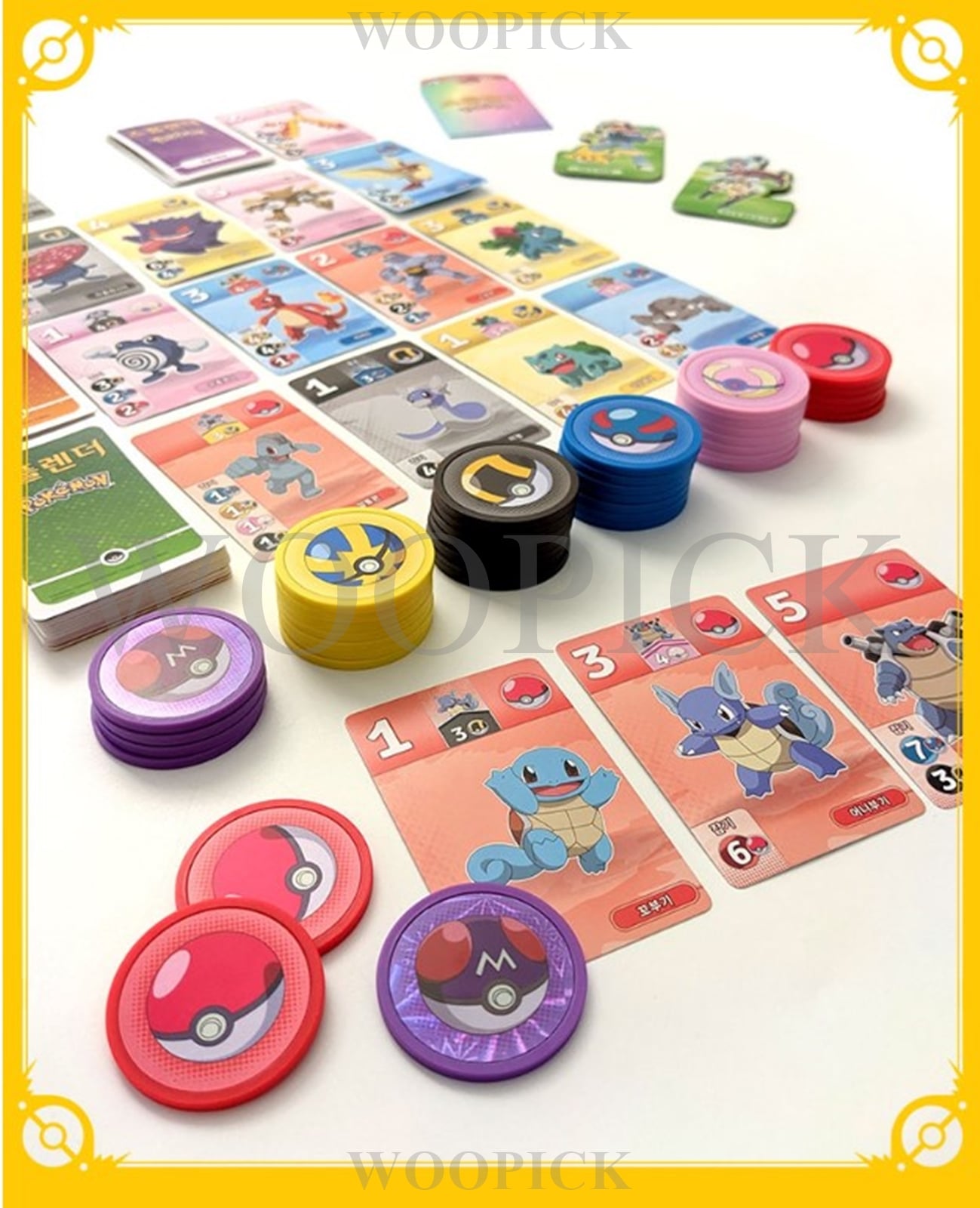 スプレンダー/ポケモンエディション/韓国ボードゲーム/korea exlusive version/ピカチュウ/Charmander Card/韓国語バージョン/スプランダー/正品_9