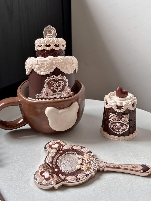 Flower Knows 手持ちミラー スイートベア 3個セット フラワーノーズ スウィーティーベアコレクション ハンドミラー