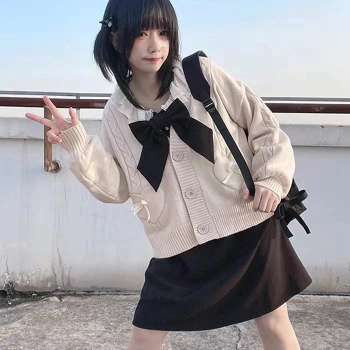 限定値下げ ニットカーディガンJK制服ショートニットカーディガン学生の春のジャケットゆったりとした韓国バージョン 限定値下げ ニットカーディガンJK制服ショートニットカーディガン学生の春のジャケットゆったりとした韓国バージョン