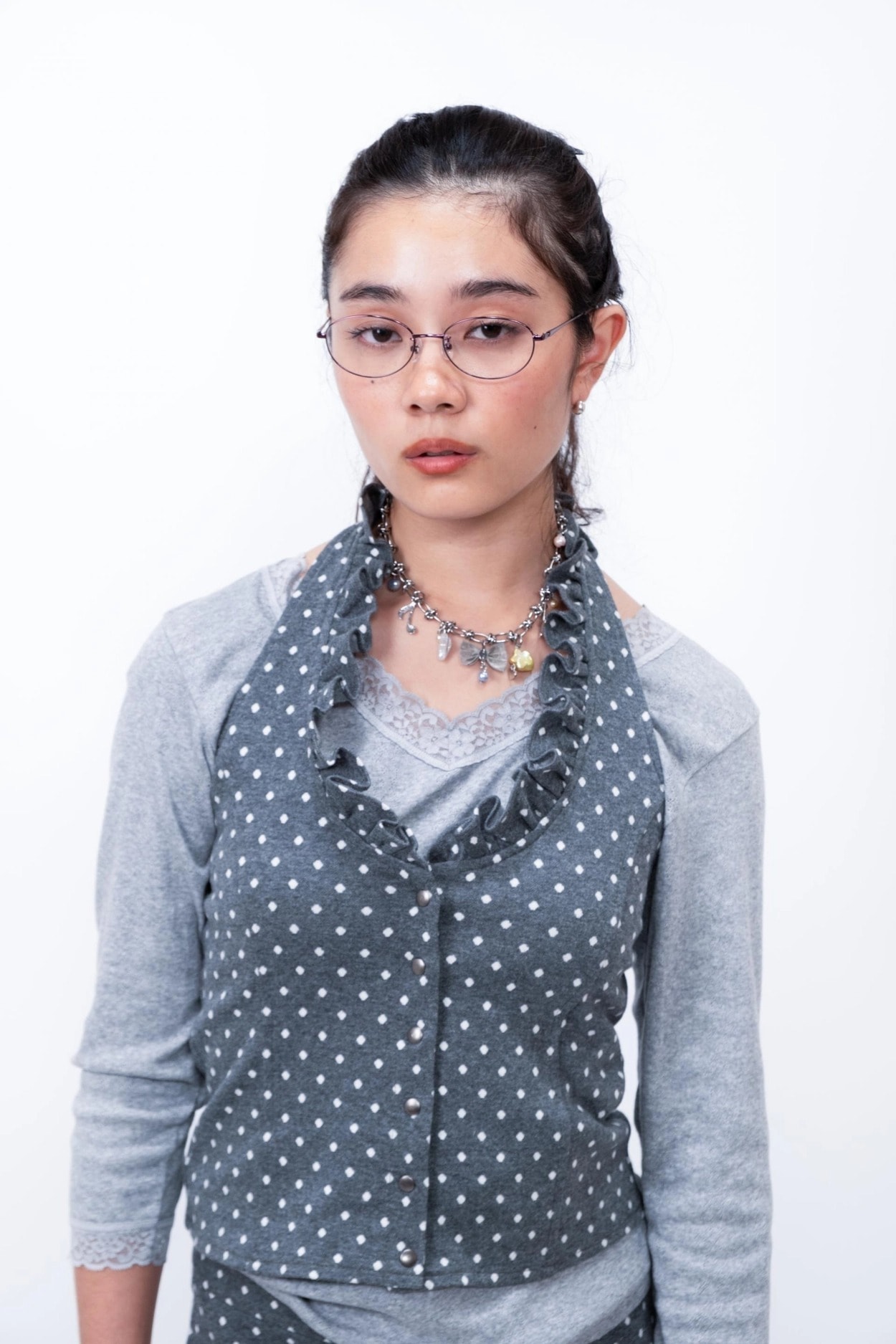 【shalomclub】 DOT VEST (24FW)新品未使用 shalomclub】 DOT VEST (24FW)新品未使用