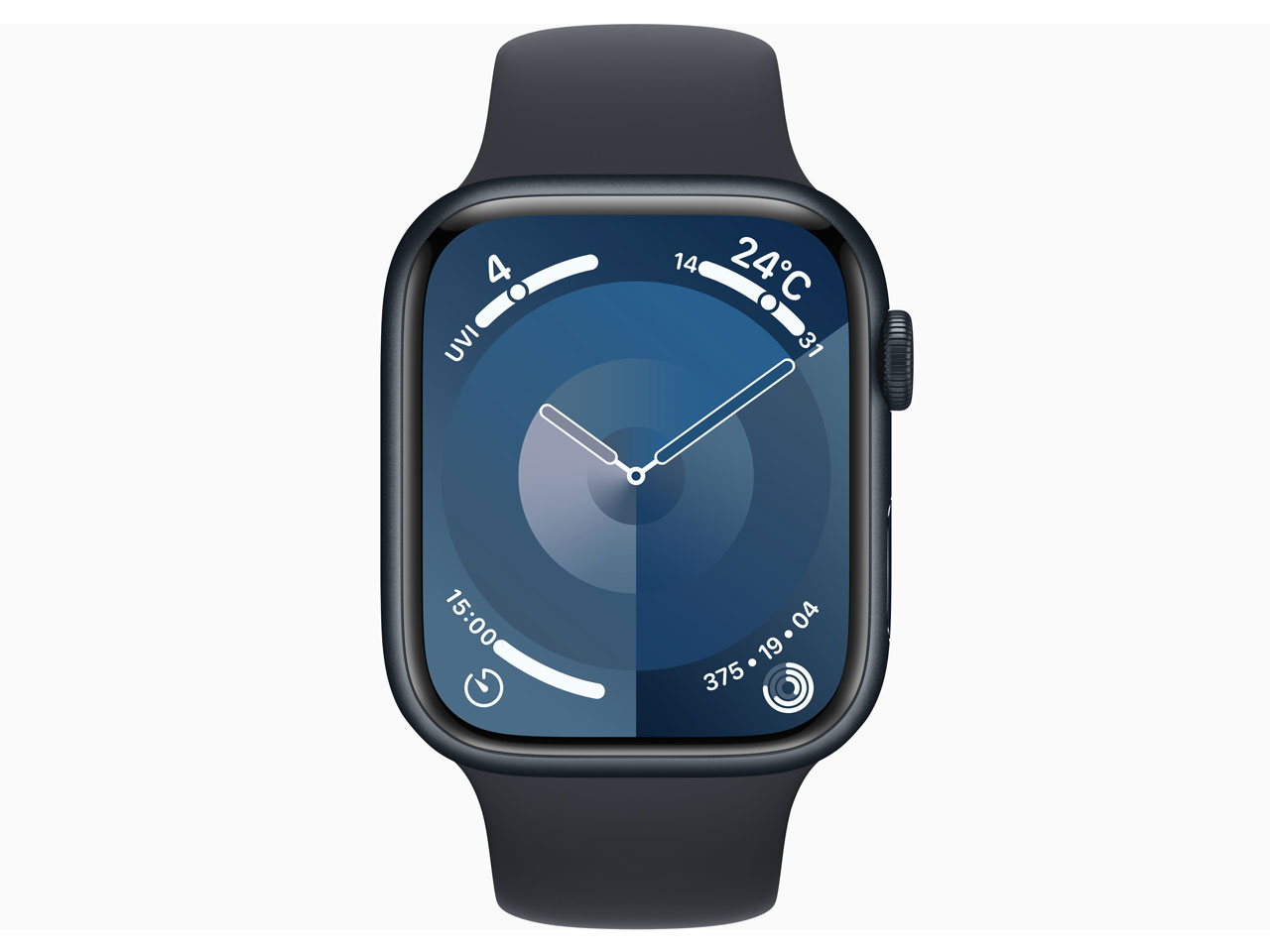Apple Watch Series 9 GPSモデル 45mm MR9A3J/A [ミッドナイトスポーツバンド M/L]