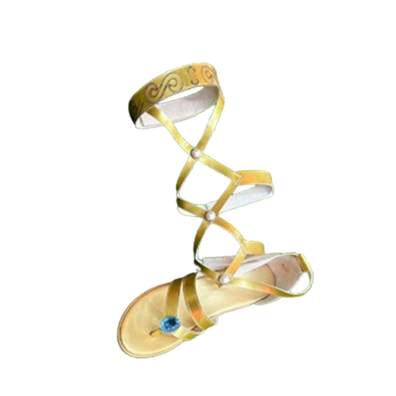 オリジナル ゴッド ネロ シューズ カントリー シュミ ダンサー ウォーター ネロ サンダル ローマン シューズ ゴールド