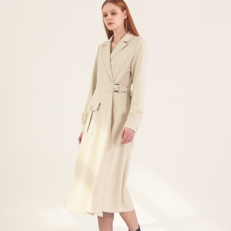 ACUD テーラードラップドレス_(3カラー) ACUD テーラードラップドレス_(3カラー)