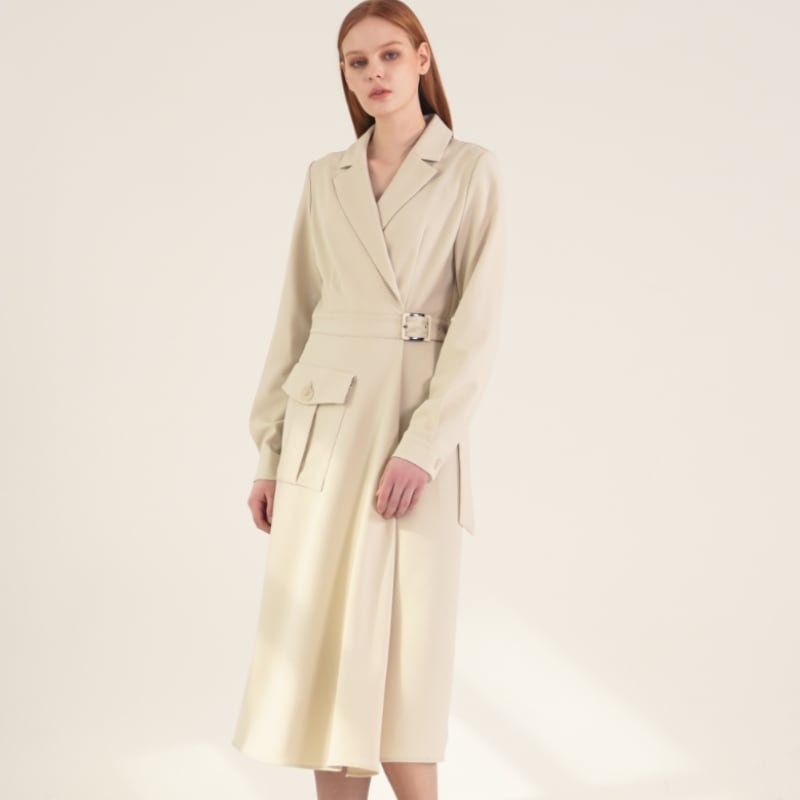 ACUD テーラードラップドレス_(3カラー) ACUD テーラードラップドレス_(3カラー)