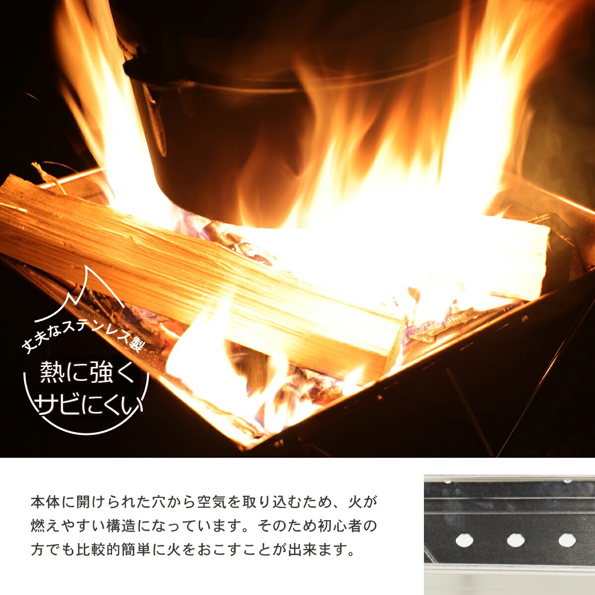 【本日限定】焚き火台 焚火台 折り畳み Mサイズ フルセット 5段階高さ調整 グリル ポータブル バーベキュー コンロ 折りたたみ式 キャリーバッグ付き コンパクト グリル アウトドア キャンプ用品