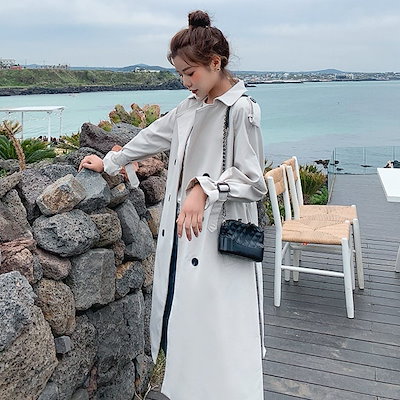 格安爆買い アウター トレンチコート ロング ロング : レディース服 新品限定品