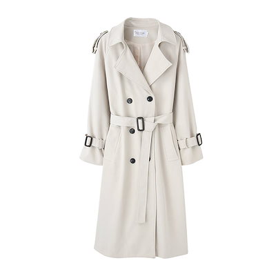 格安爆買い アウター トレンチコート ロング ロング : レディース服 新品限定品