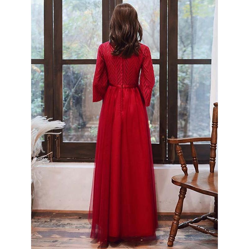 ドレス 大人 ピアノ発表会 ドレス 演奏会 結婚式 フェミニン パーティードレス ロング お呼ばれ 20代 30代 ワインレッド ドレス 大人 ピアノ発表会 ドレス 演奏会 結婚式 フェミニン パーティードレス ロング お呼ばれ 20代 30代 ワインレッド