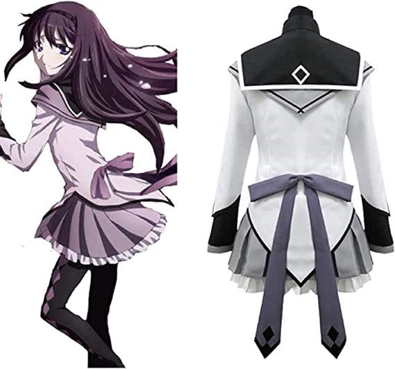 Qoo10] 暁美ほむら 開戦服 コスプレ 衣装 魔法