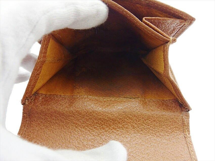 グッチ 折りたたみ 財布 二つ折り 財布 メンズ可 GUCCI 中古