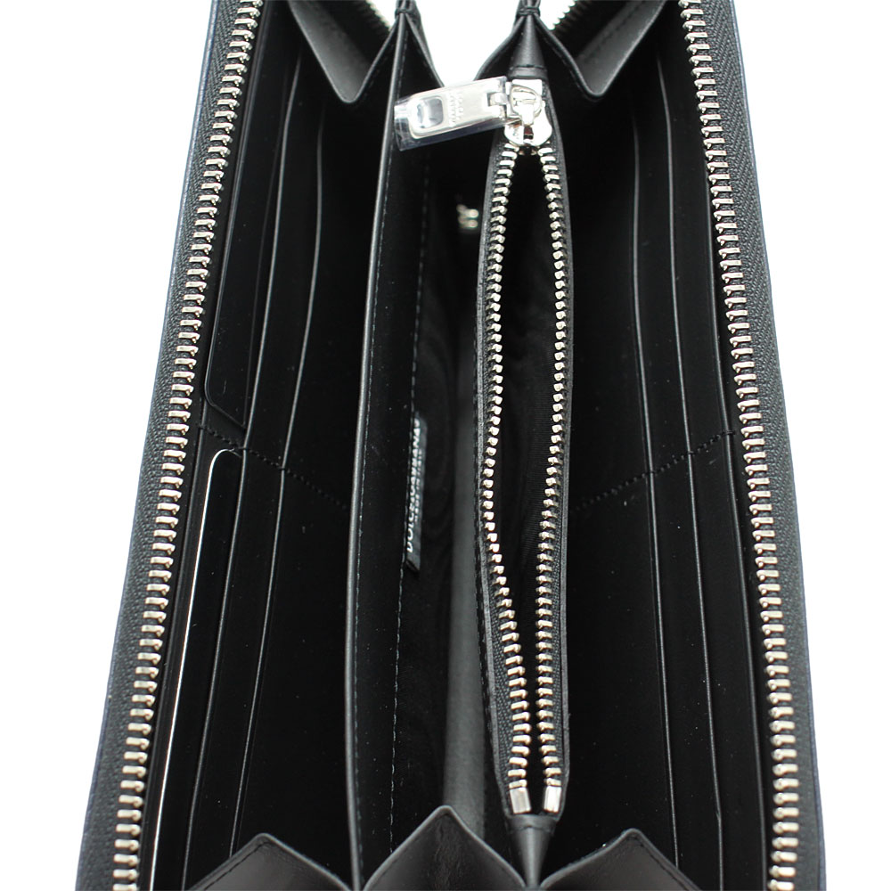 ラウンドファスナー長財布 レザー ネイビーブルー系 BP1672 B5373 80653