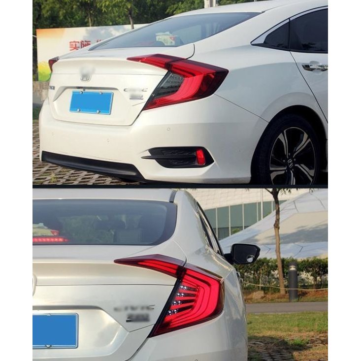 ホンダシビック 10代目 2015-2019 LED　 流れる　テールライト テールランプ シーケンシャルウィンカー 赤 左右セット