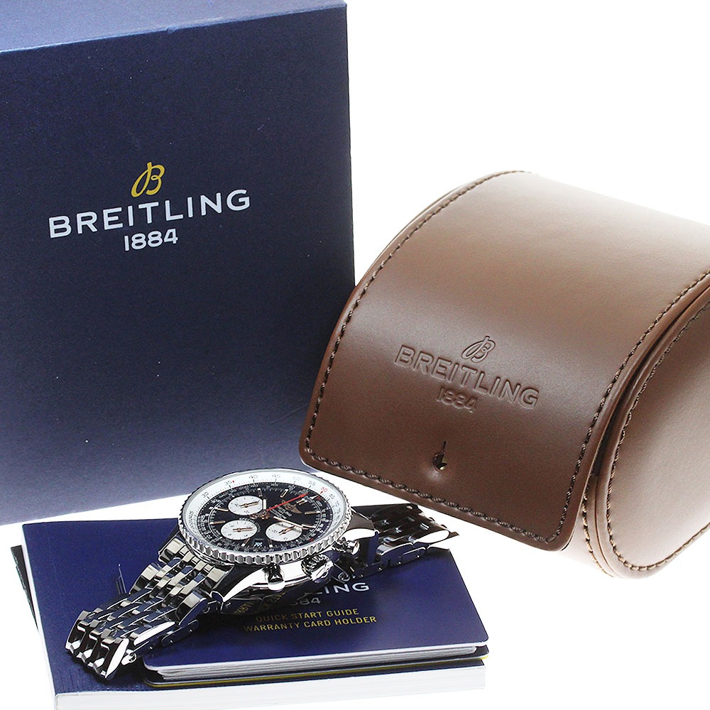 訳あり ブライトリング BREITLING AB0121 ナビタイマー01 クロノグラフ 自動巻き メンズ 箱・保証書付き_830609【中古】 訳あり ブライトリング BREITLING AB0121 ナビタイマー01 クロノグラフ 自動巻き メンズ 箱・保証書付き_830609【中古】