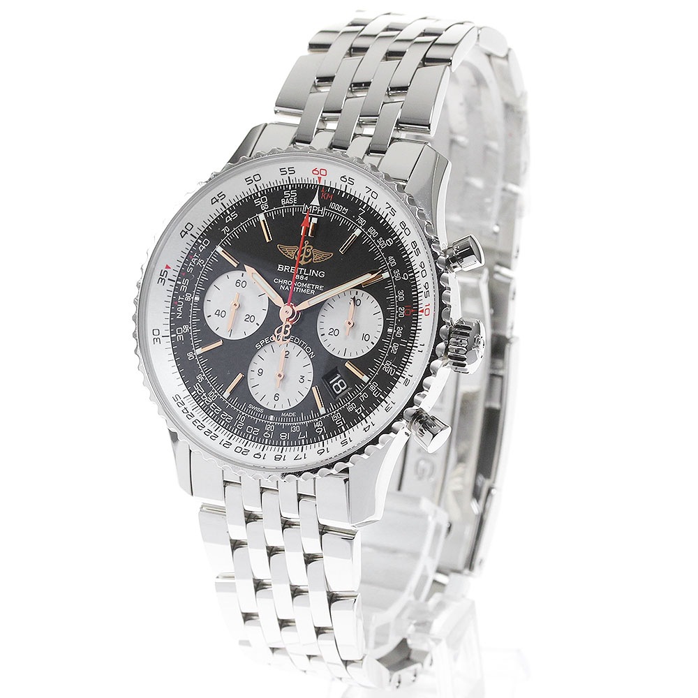 訳あり ブライトリング BREITLING AB0121 ナビタイマー01 クロノグラフ 自動巻き メンズ 箱・保証書付き_830609【中古】 訳あり ブライトリング BREITLING AB0121 ナビタイマー01 クロノグラフ 自動巻き メンズ 箱・保証書付き_830609【中古】