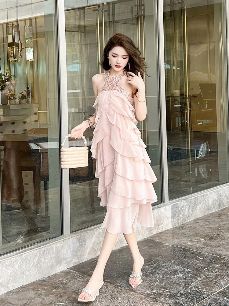 【JY.上品】 夏 キャミワンピース オフショル フリル シフォン Aライン ボヘミア ドレス パーティードレス着痩せ 大人 お呼ばれ 同窓会 披露宴 卒業式 結婚式 ウェディング 二次会 成人式 【JY.上品】 夏 キャミワンピース オフショル フリル シフォン Aライン ボヘミア ドレス パーティードレス着痩せ 大人 お呼ばれ 同窓会 披露宴 卒業式 結婚式 ウェディング 二次会 成人式