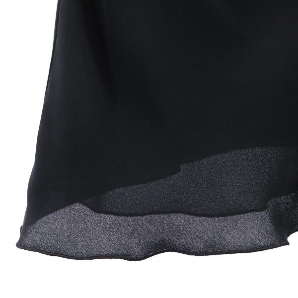 シルク タンクトップ 44 ブラック系 カットソー バックジップ レディース シルク タンクトップ 44 ブラック系 カットソー バックジップ レディース