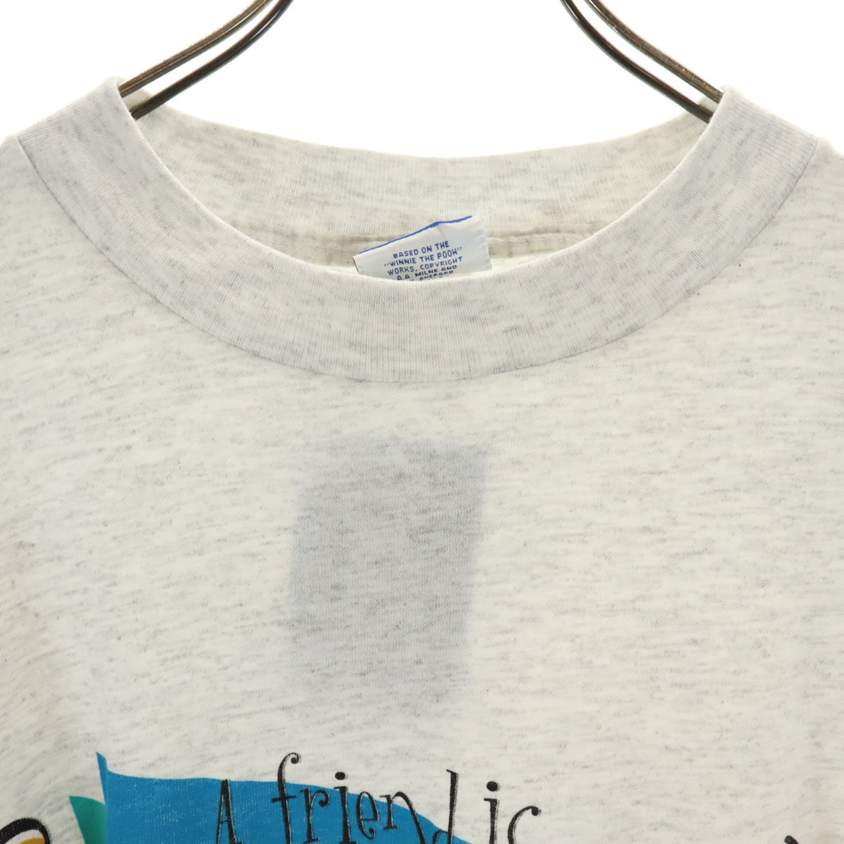 未使用 Pooh プー 90s Disney オールド 半袖 ワンピース FREE グレー系 Tシャツ レディース 古着 未使用 Pooh プー 90s Disney オールド 半袖 ワンピース FREE グレー系 Tシャツ レディース 古着