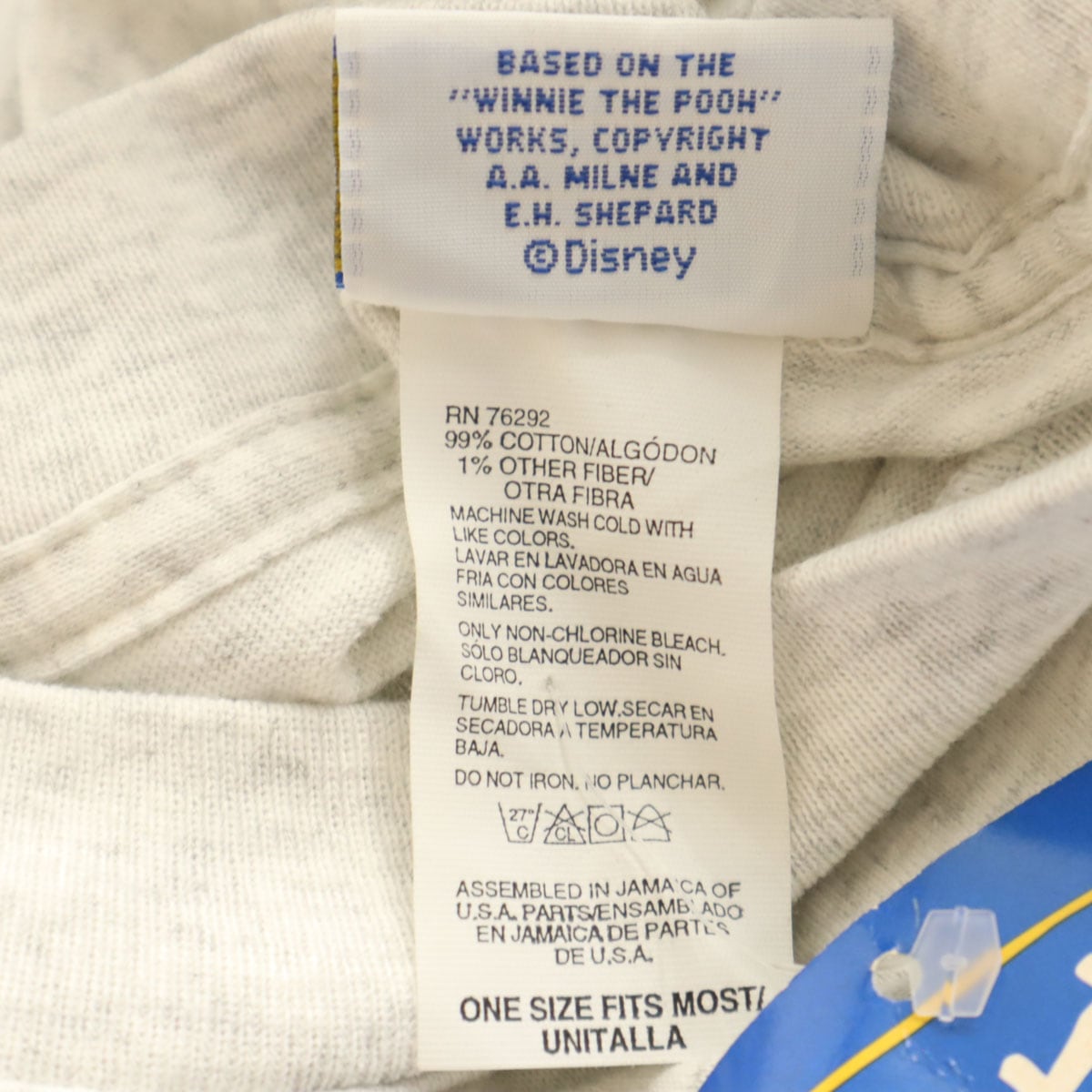 未使用 Pooh プー 90s Disney オールド 半袖 ワンピース FREE グレー系 Tシャツ レディース 古着 未使用 Pooh プー 90s Disney オールド 半袖 ワンピース FREE グレー系 Tシャツ レディース 古着