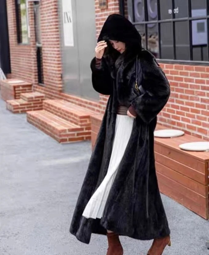 ふわふわ マキシ ロングコート フード付き 華やか暖かい 人工ファー 厚手 フリース 秋冬 ボア 保温 レディース コート アウター ぬいぐるみ ジャケット メガ割