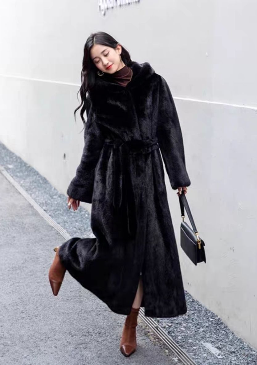 ふわふわ マキシ ロングコート フード付き 華やか暖かい 人工ファー 厚手 フリース 秋冬 ボア 保温 レディース コート アウター ぬいぐるみ ジャケット メガ割