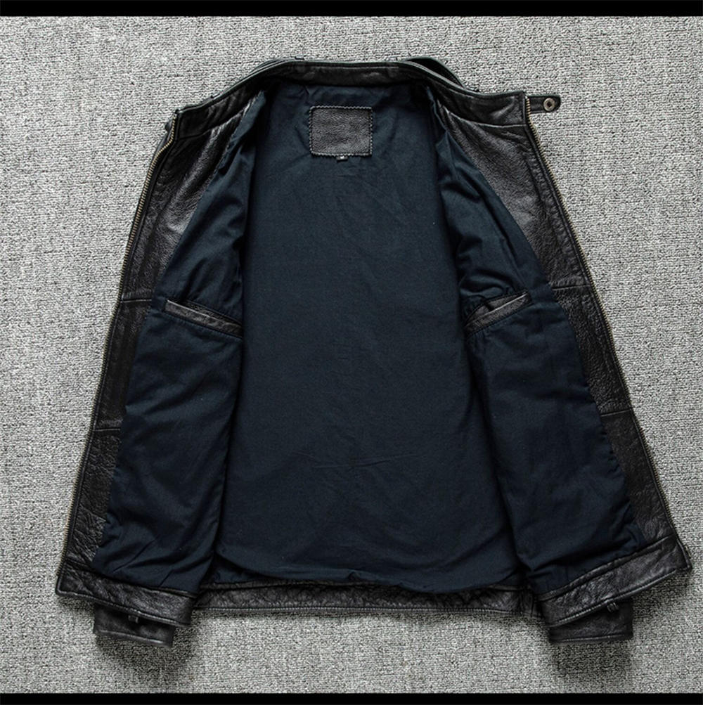 ライダースジャケット 革ジャン 本革 レザー ジャケット 牛革 ライダース シングル メンズ バイクジャケット ブルゾン 防寒 アウター バイク
