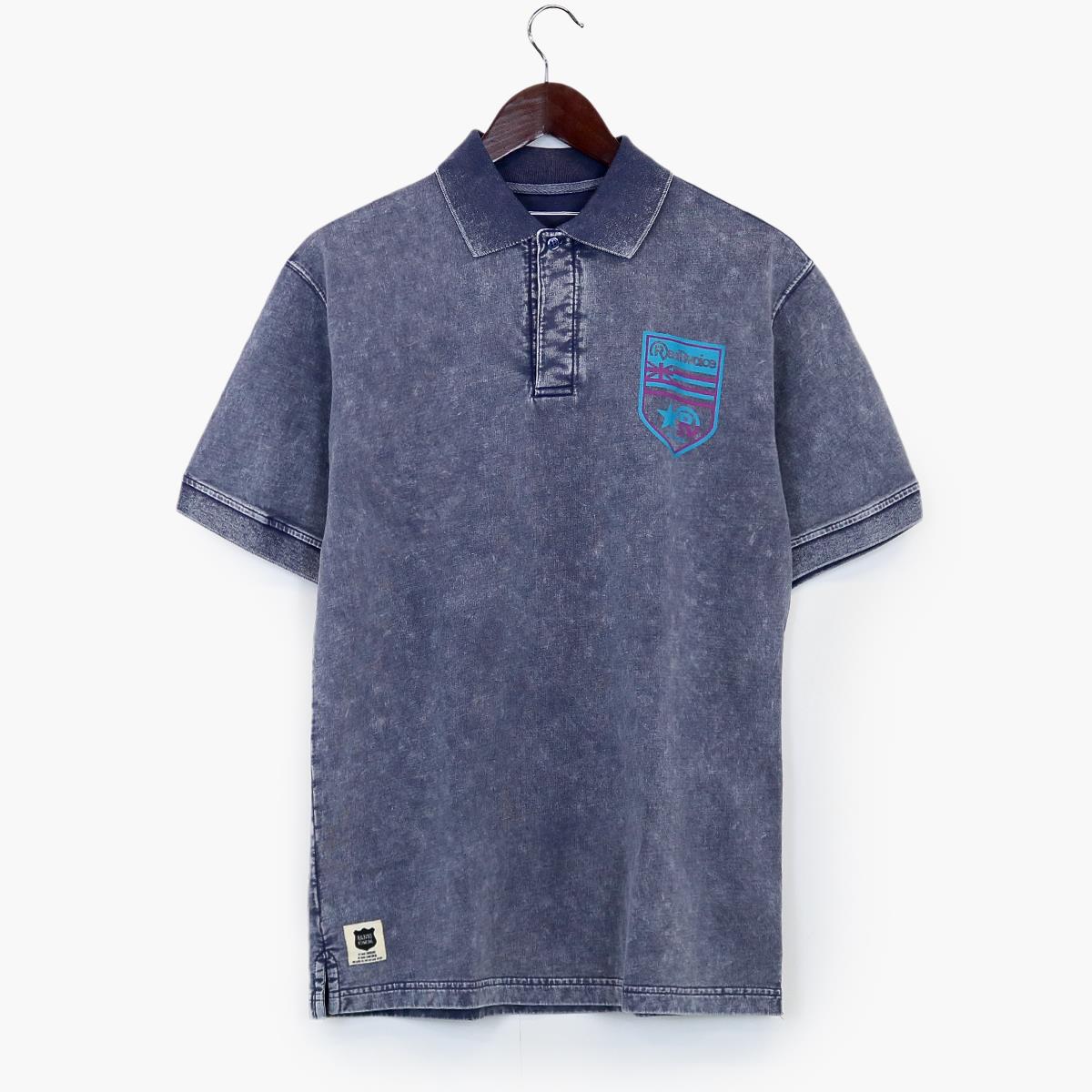 RealBvoice(リアルビーボイス) EMBLEM PIGMENT POLO SHIRT