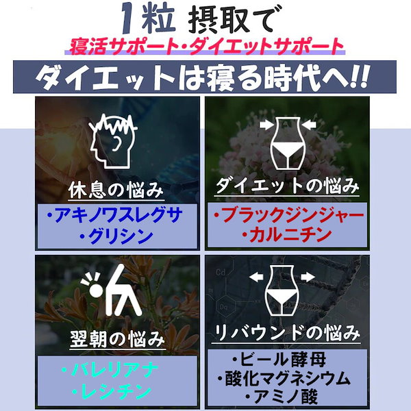 Qoo10] 【最大2ヶ月分】寝ながら ダイエット【N