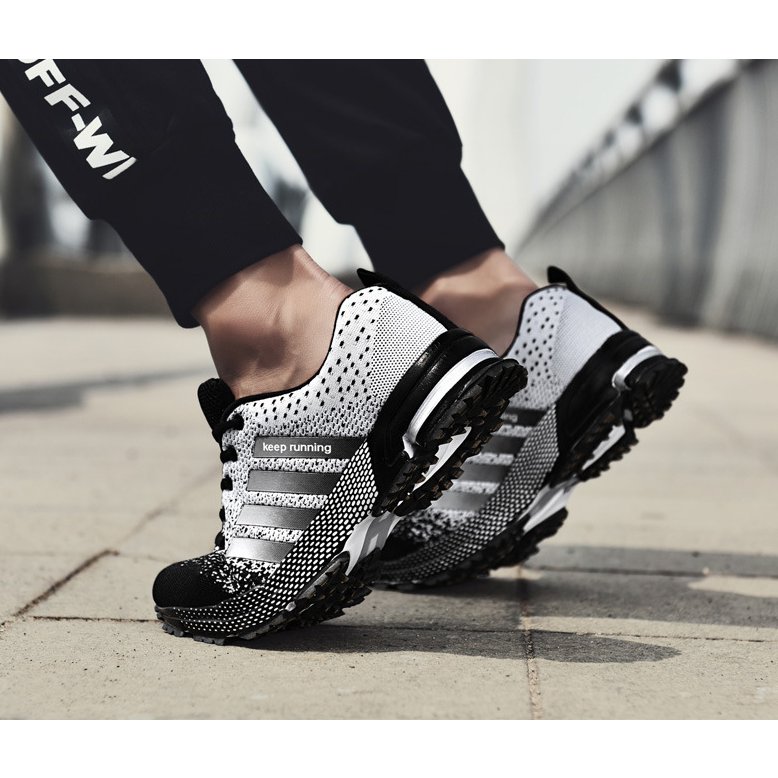 [10 アイテム] スニーカー レディース メンズ ランニングシューズ デッキシューズ レースアップ ローカット 軽量-a01