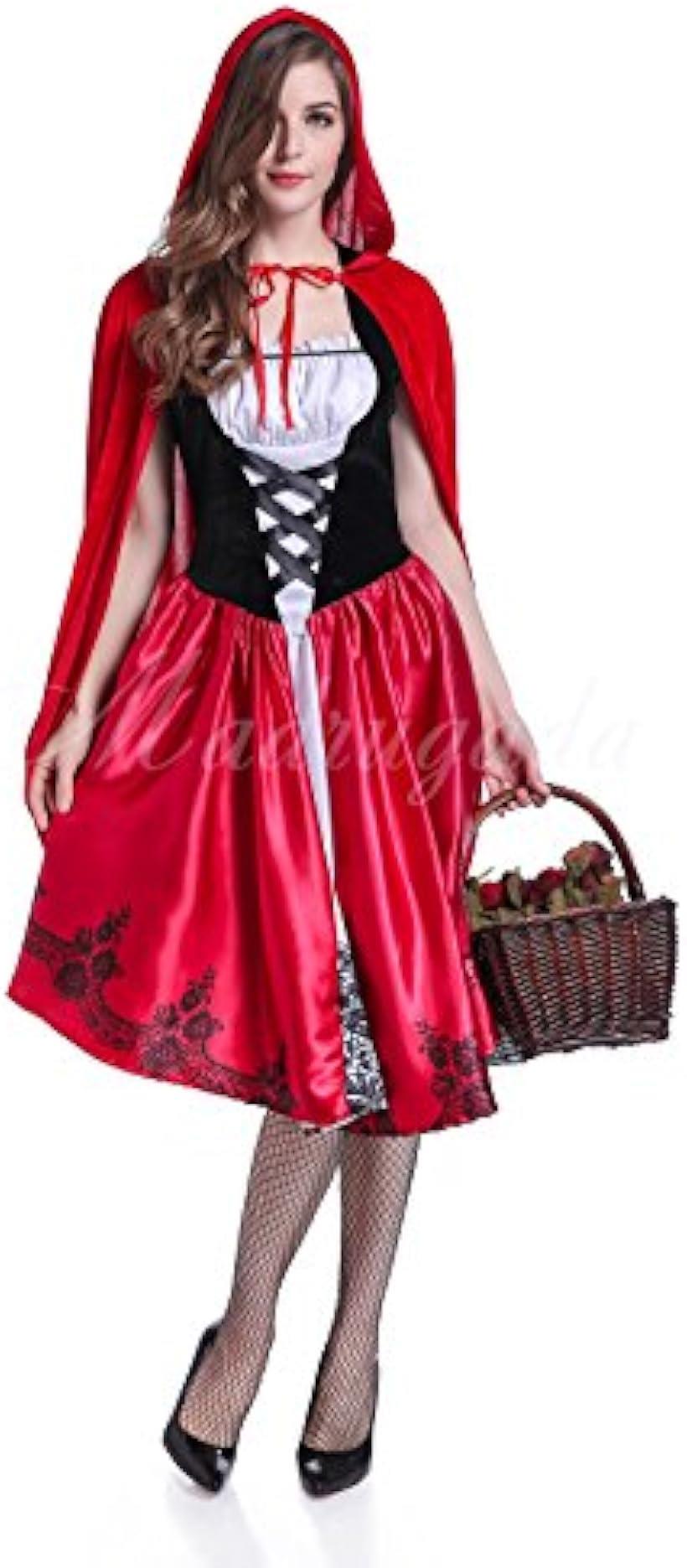 ローズカラーのワンピース ハロウィン コスチューム レースアイマスク付き 2点セット レディース S617(赤 M) ローズカラーのワンピース ハロウィン コスチューム レースアイマスク付き 2点セット レディース S617(赤 M)