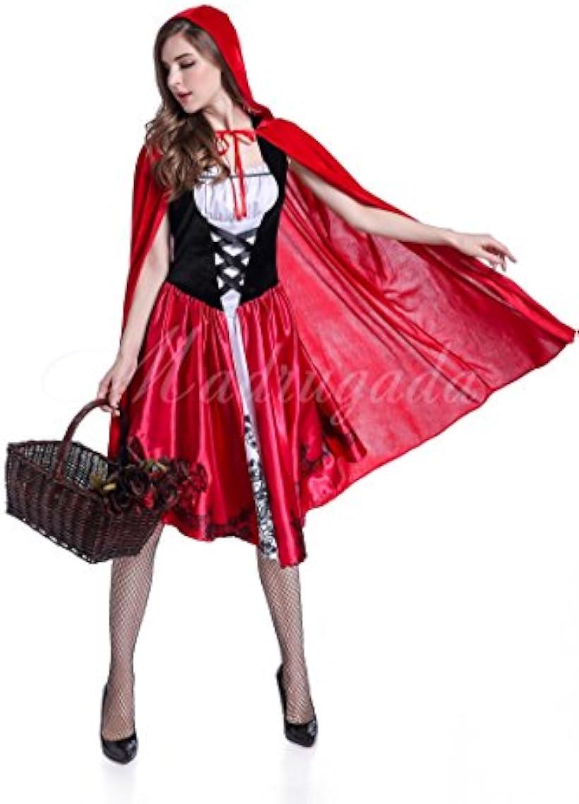 ローズカラーのワンピース ハロウィン コスチューム レースアイマスク付き 2点セット レディース S617(赤 M) ローズカラーのワンピース ハロウィン コスチューム レースアイマスク付き 2点セット レディース S617(赤 M)