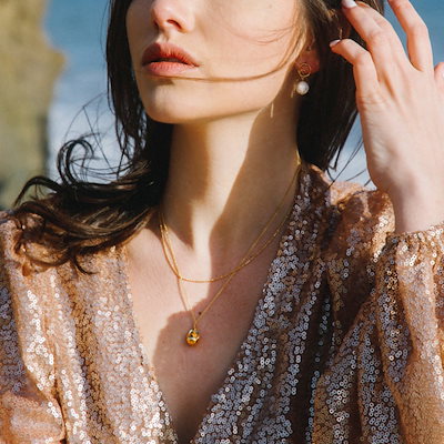 [Lavishe] bts ジミン着用 Baroque Layered Necklace