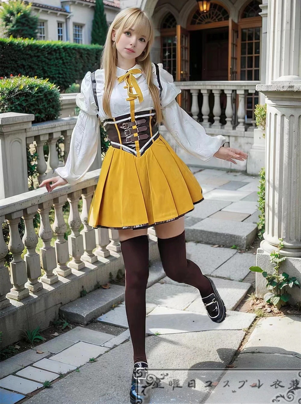 在庫品 魔法少女まどかマギカ 巴マミ コスプレ衣装 コスチューム ハロウィン 変装 仮装