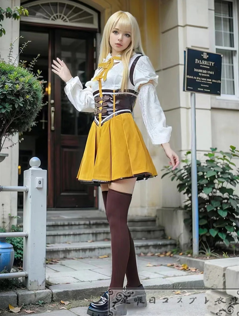 在庫品 魔法少女まどかマギカ 巴マミ コスプレ衣装 コスチューム ハロウィン 変装 仮装