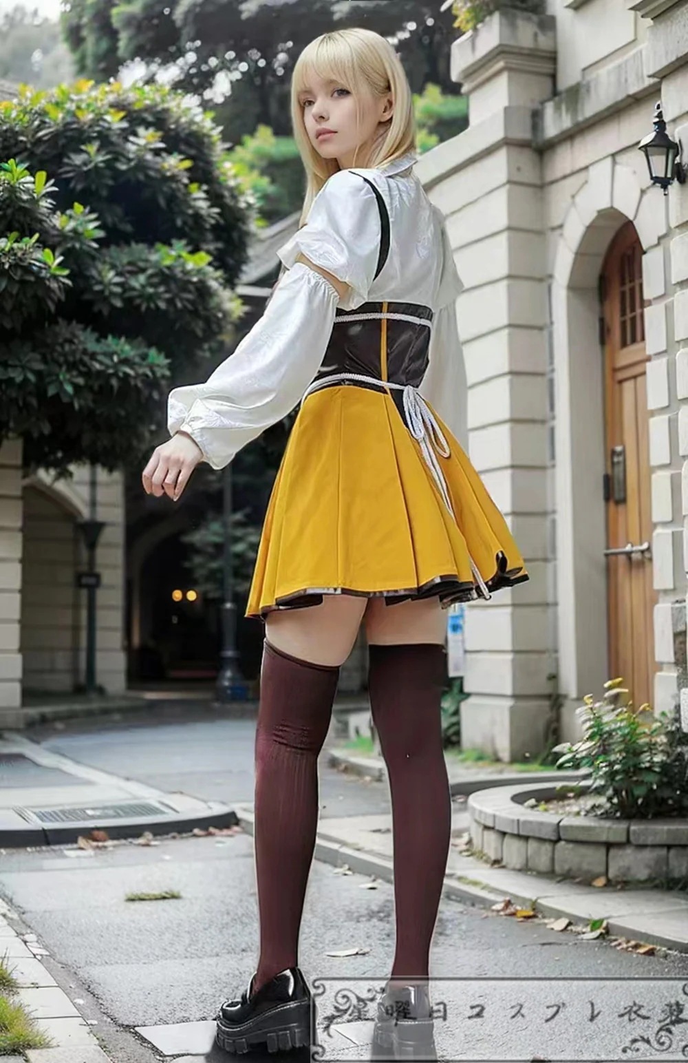 在庫品 魔法少女まどかマギカ 巴マミ コスプレ衣装 コスチューム ハロウィン 変装 仮装