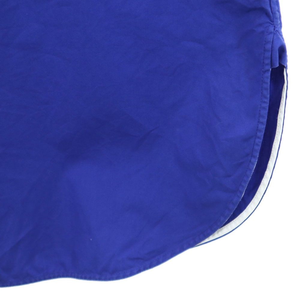 長袖 切替 コットンシャツ 36 ブルー×ホワイト レディース 長袖 切替 コットンシャツ 36 ブルー×ホワイト レディース