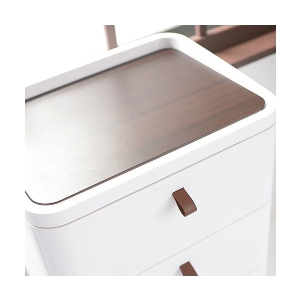 サンカ ロイヤルドロアー 4段RD-544WH／DBR 1個