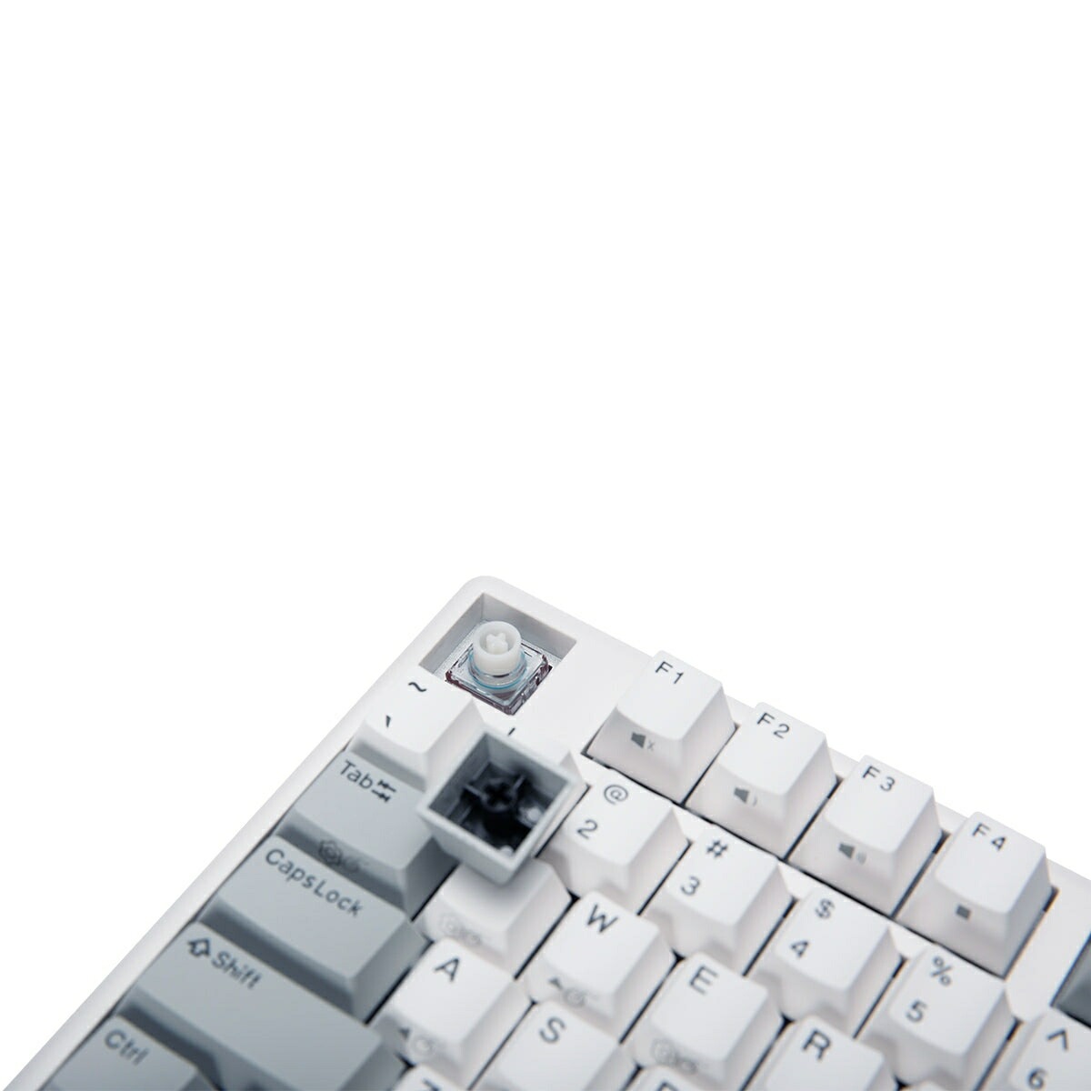 NiZ キーボード Mini84 静電容量無接点方式 ワイヤレスキーボード 白い 
