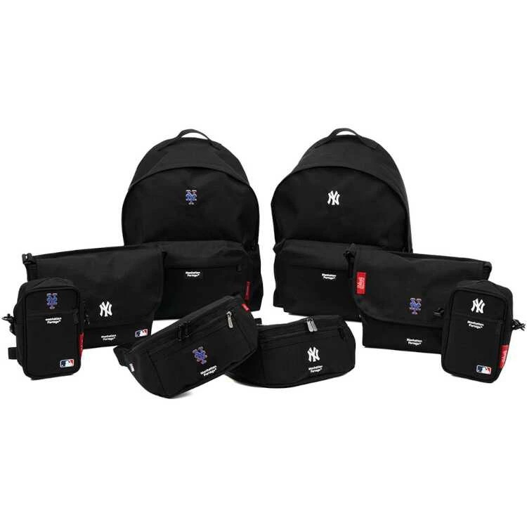 アレイキャット ウエストバッグ XS MLB ニューヨーク・ヤンキース ブラック W46×H12×D6cm #MP1101MLBY-1000 アレイキャット ウエストバッグ XS MLB ニューヨーク・ヤンキース ブラック W46×H12×D6cm #MP1101MLBY-1000